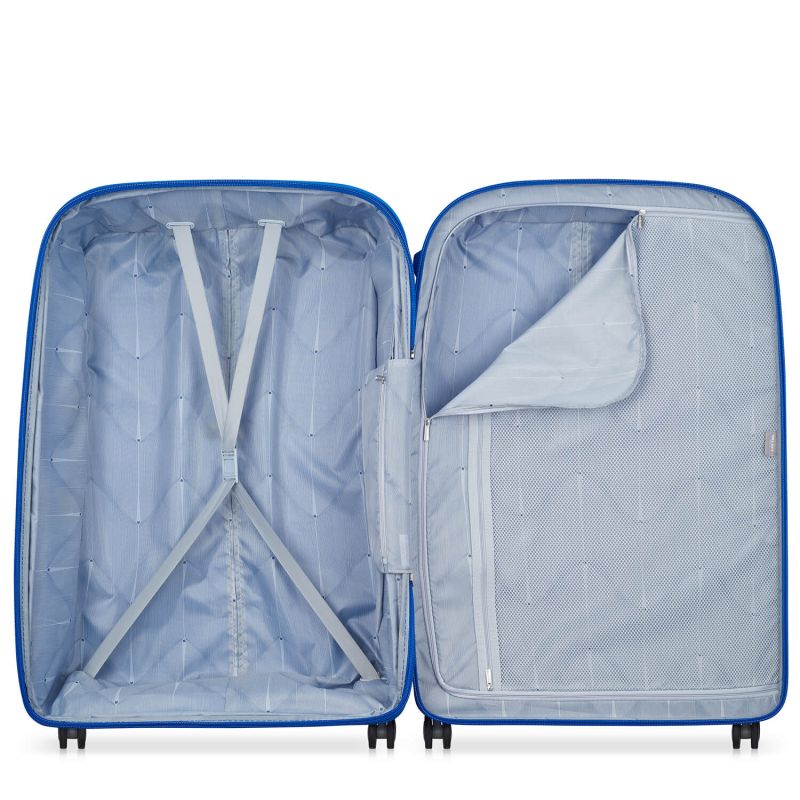 Valise rigide Clavel Extensible 83 cm Bleu électrique