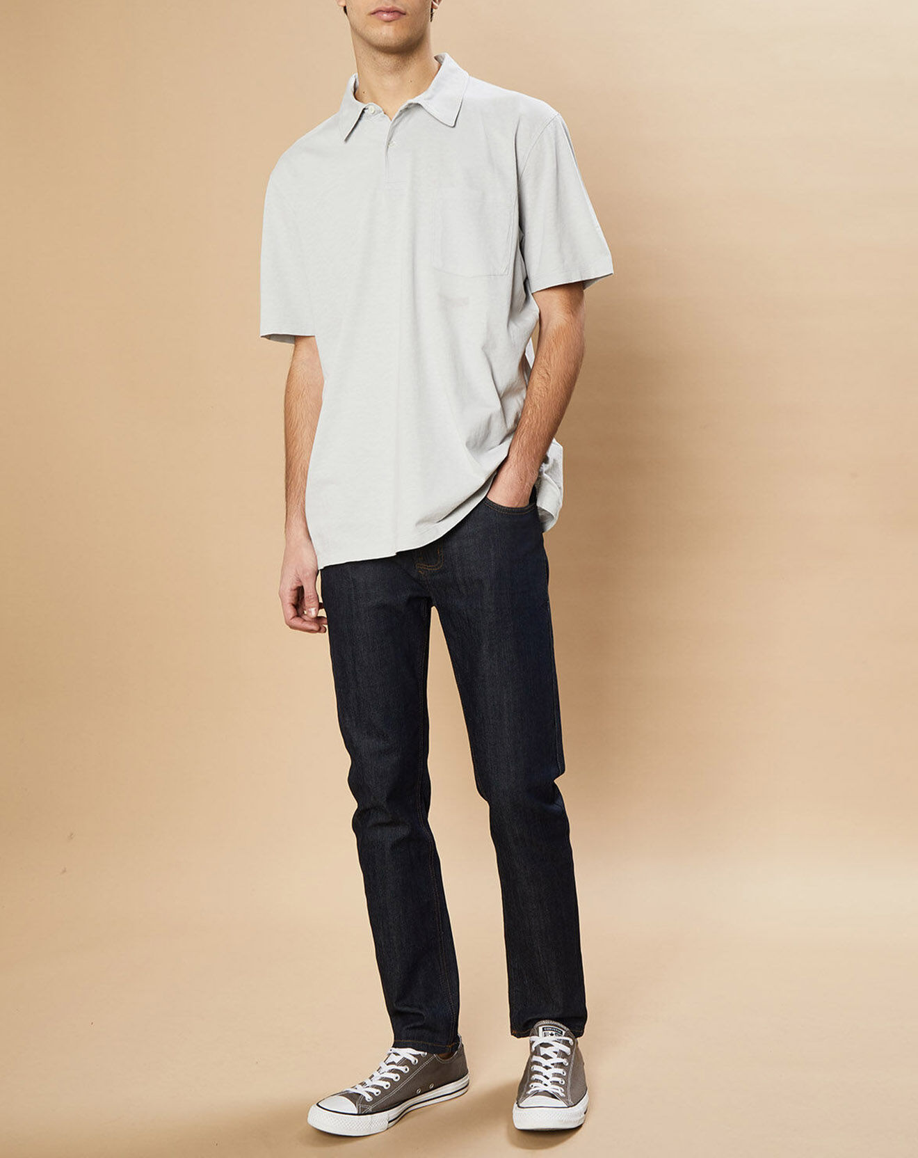 Hartford Polo piqué stone