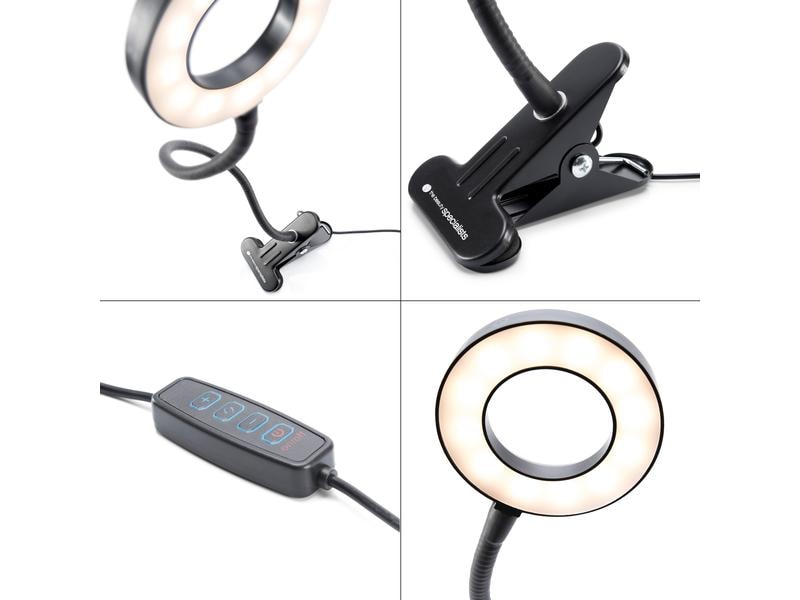 Rio LED Ring Light Beauty Station Schwarz Ringlicht
