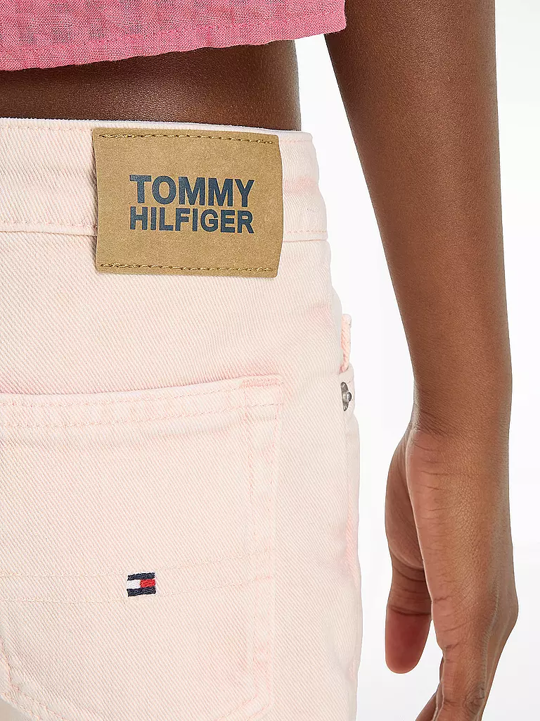 TOMMY HILFIGER Mädchen Jeanshorts  rosa