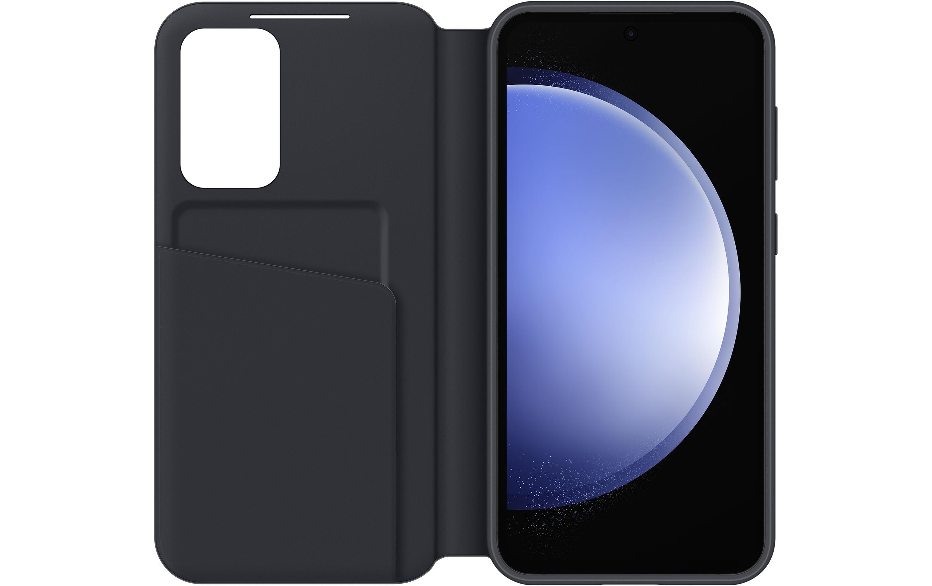 Book Cover Smart View Galaxy S23 FE BlackSchutzhülle mit Touch-Interface für das Samsung Galaxy S23 FE