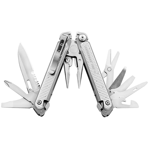 Couteau randonnée LEATHERMAN FREE P2 STAINLESS STEEL