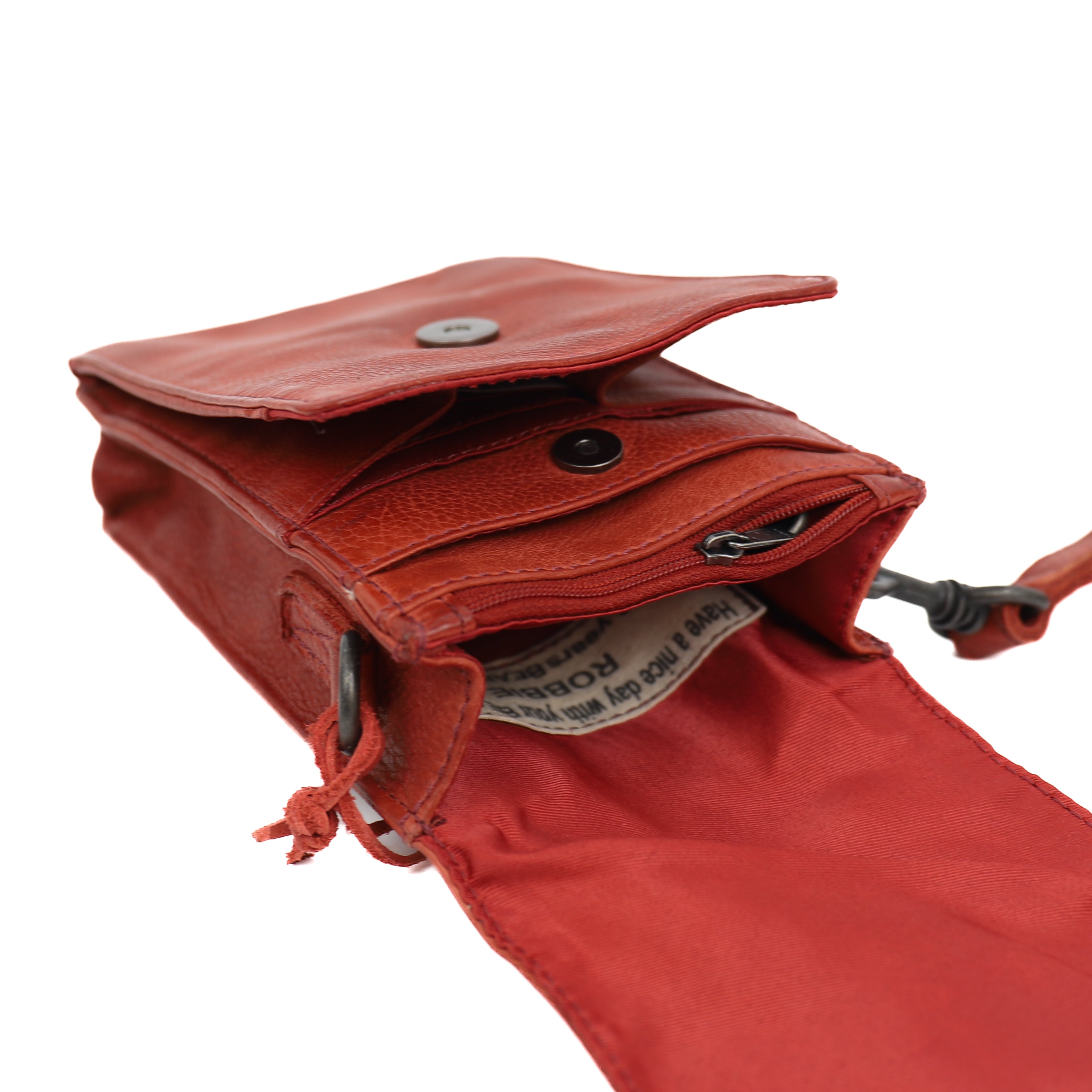 Schoudertasje 'Robbie' 2.0 rood Rood