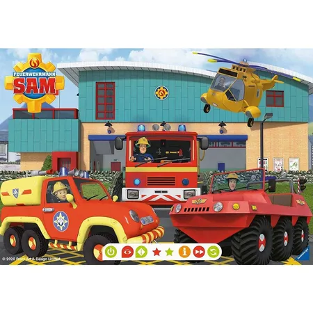 Ravensburger tiptoi Puzzle für kleine Entdecker: Feuerwehrmann Sam