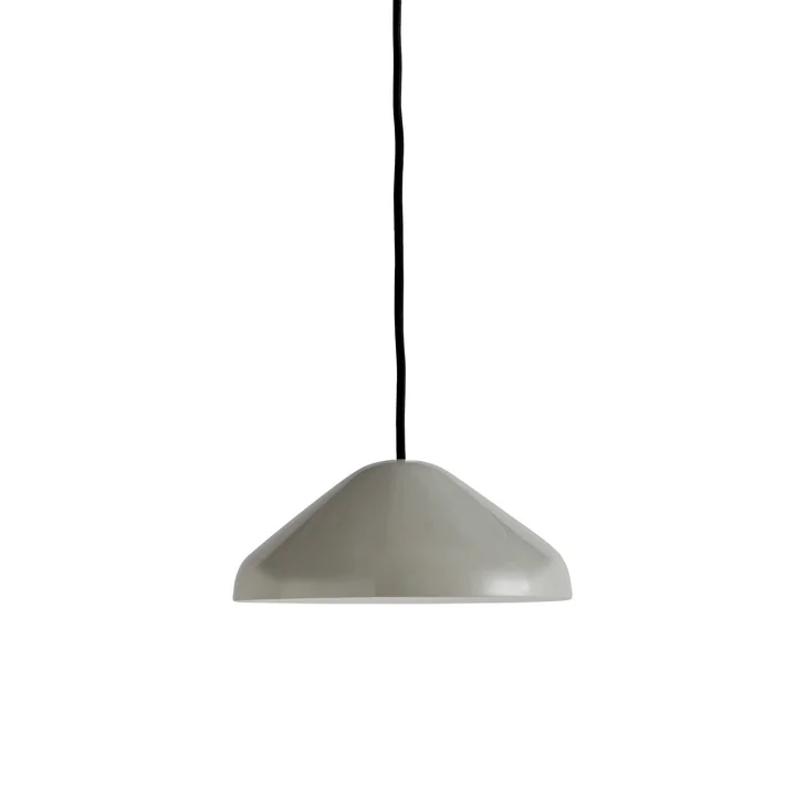 HAY - Pao Steel Pendelleuchte, Ø 23 x H 10 cm, cool grey