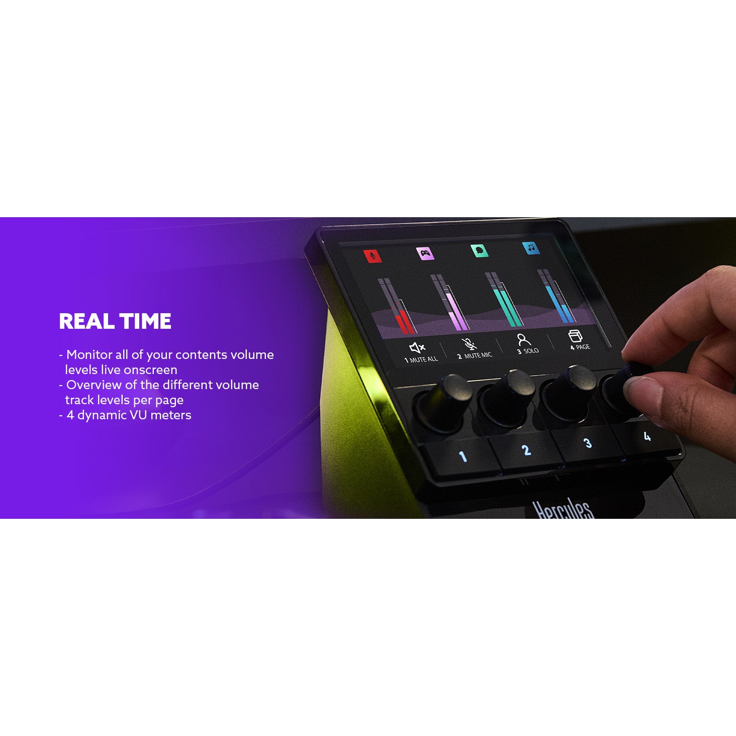 Hercules Stream 100 audio controller voor streamers