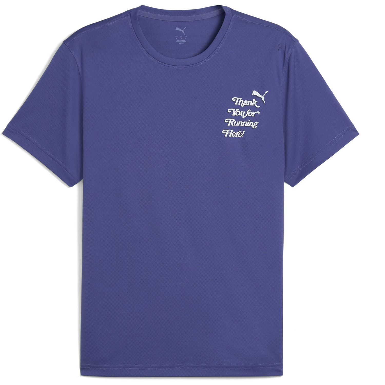 Puma Running Slogan T-Shirt Heren