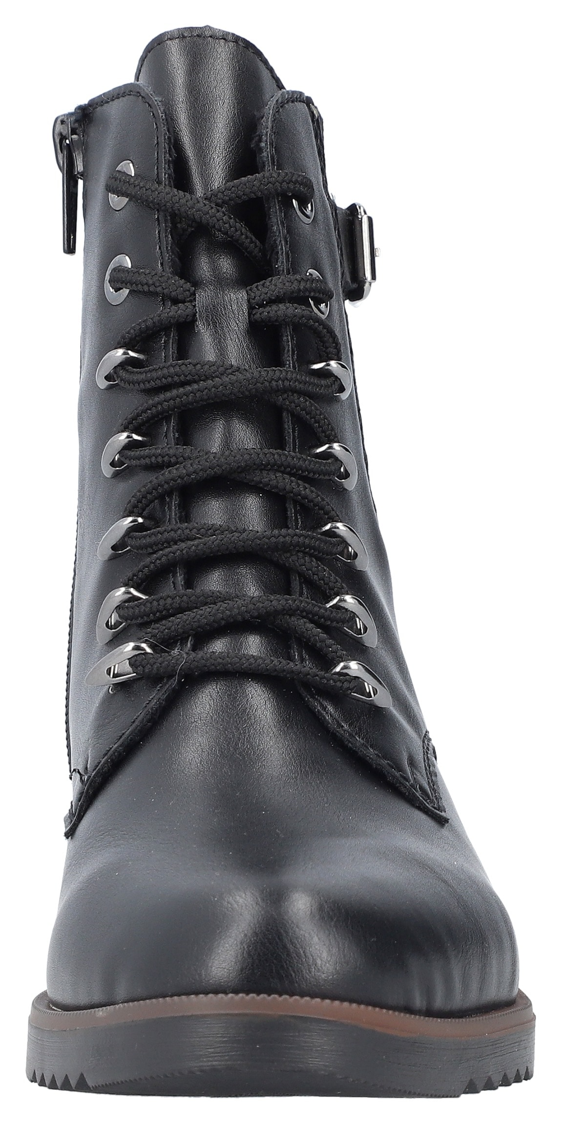 Rieker Schnürstiefelette  , Schnürboots, Trachtenstiefelette, Blockabsatz, Innenreissverschluss