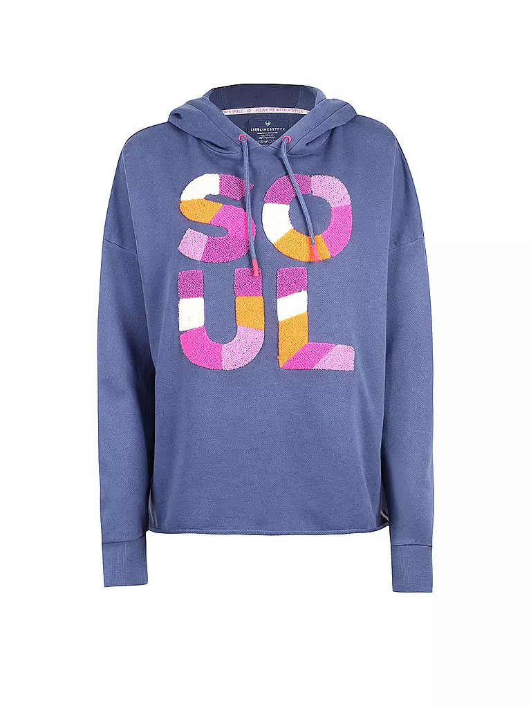 LIEBLINGSSTÜCK Kapuzensweater - Hoodie  blau