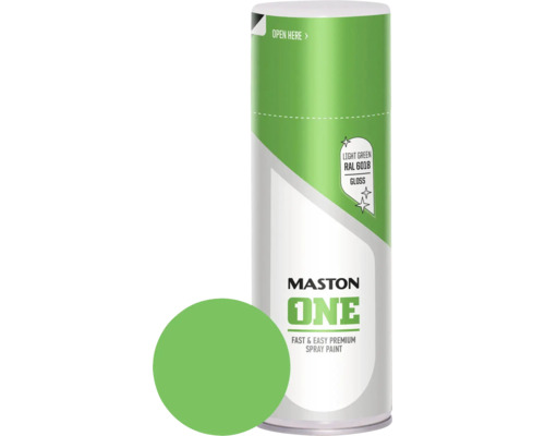 Maston ONE spuitverf, glanzend lichtgroen, 400 ml