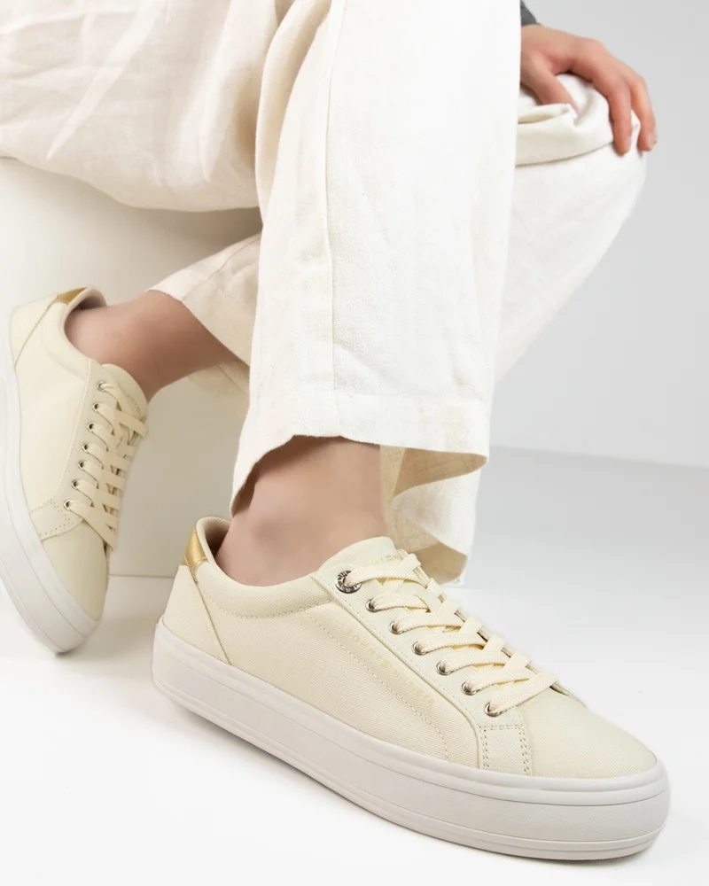 Tommy Hilfiger Sport Essential Vulcan Lage sneakers  - beige