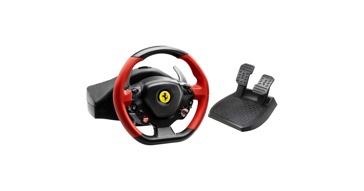 ThrustmasterFerrari 458 Spider Racing Wheel stuur  (Zwart/rood, Xbox Series X|S, Xbox One)