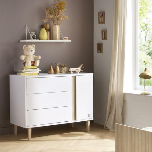 Commode 3 tiroirs + 1 porte - PALOMA - SAUTHON