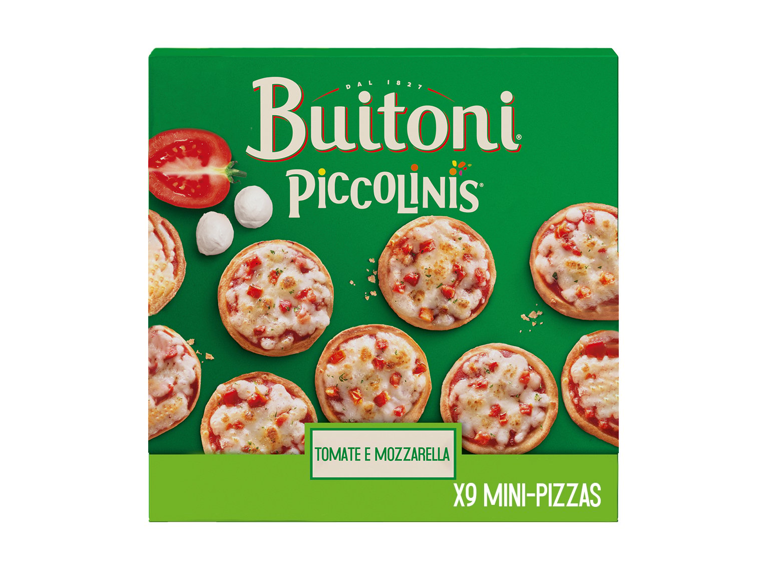 MINI PIZZAS BUITONI PICCOLINIS TOMATE E MOZZARELLA 270G