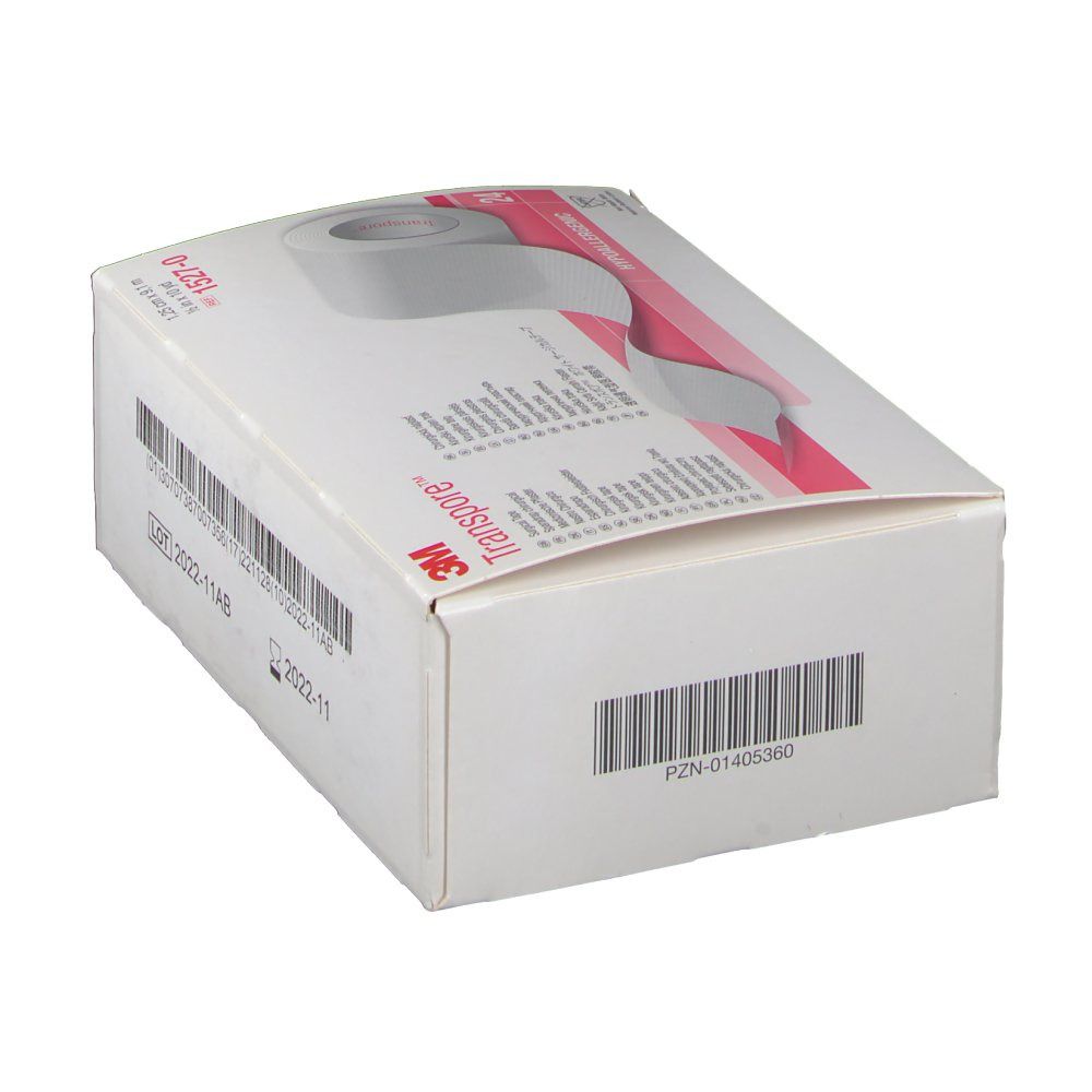 3M Transpore 1,25 cm x 9,1 m