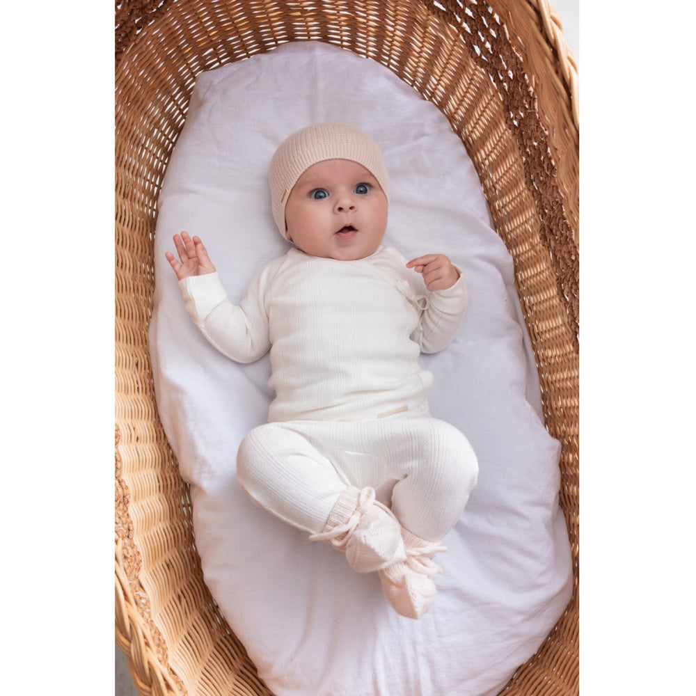 Køb MarMar New Born Modal Pointelle Gentle White Piva Bukser