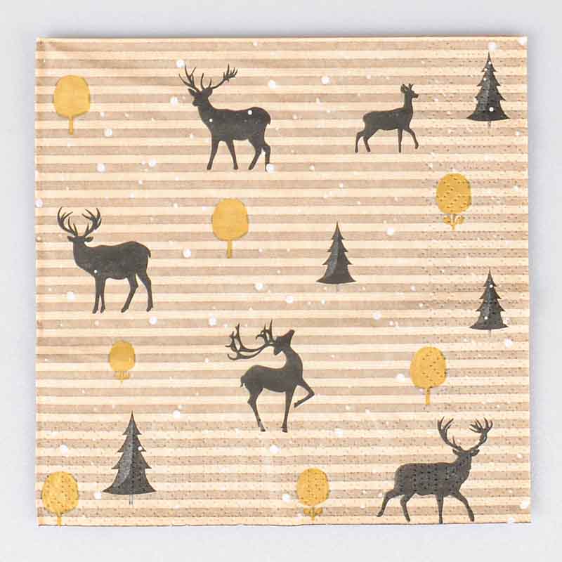 20 serviettes 'Deer Forest'