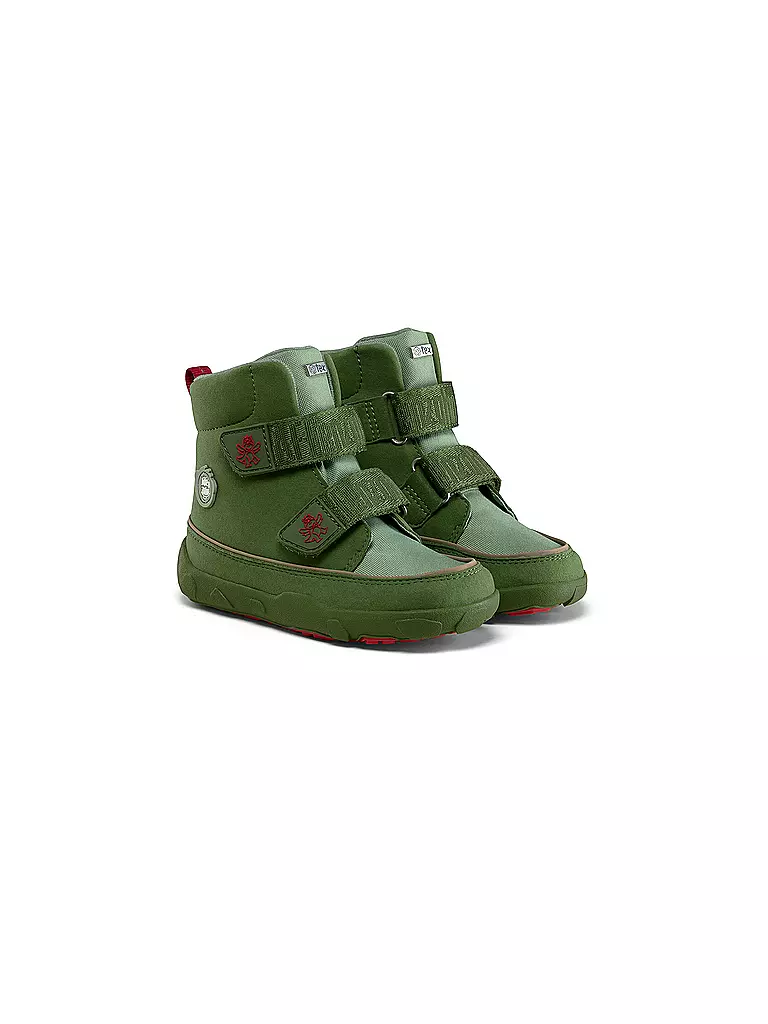 AFFENZAHN Kinder Winterstiefel VEGAN COMFY Drache grün