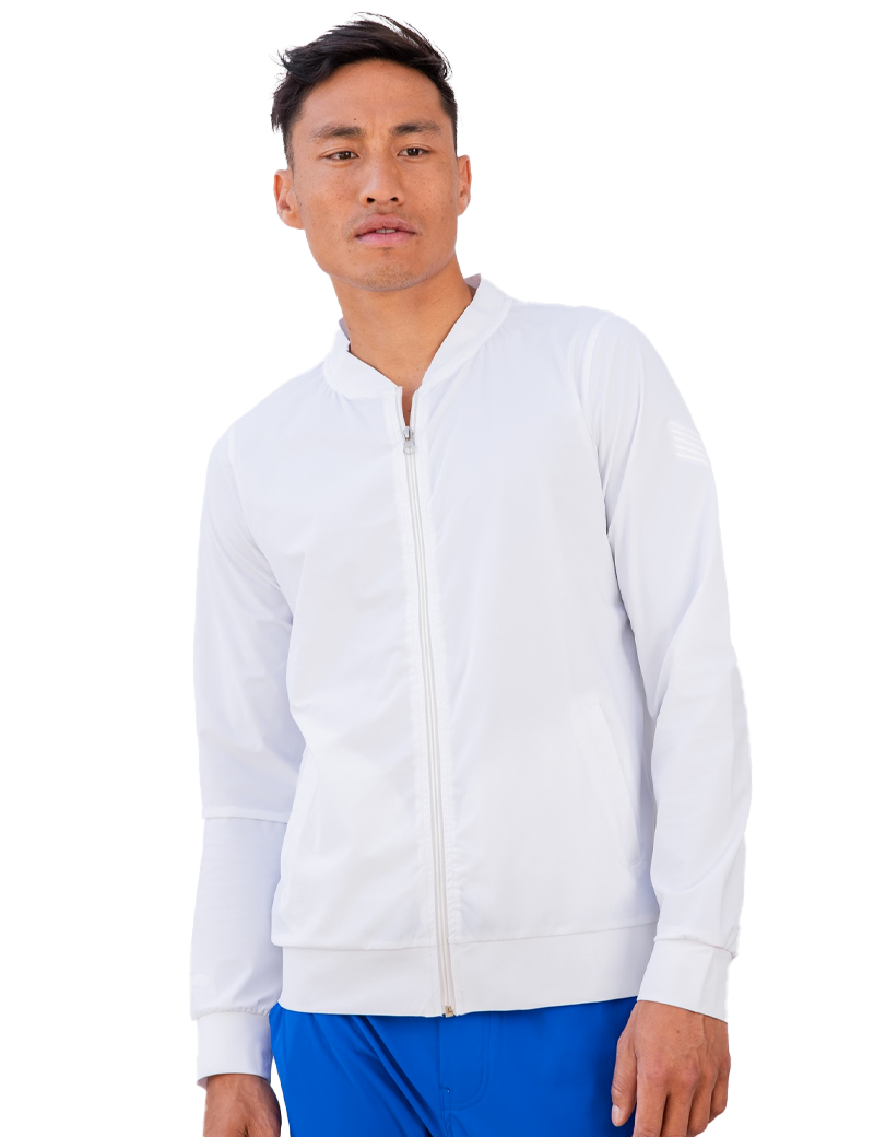 HBT VESTE HOMME KEATON   BLANC