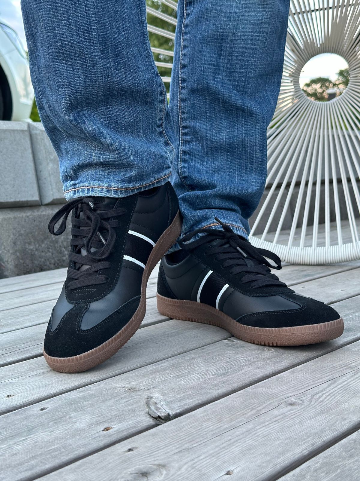 Jean Paul - Sancy Sneakers Black - Trapes Sko