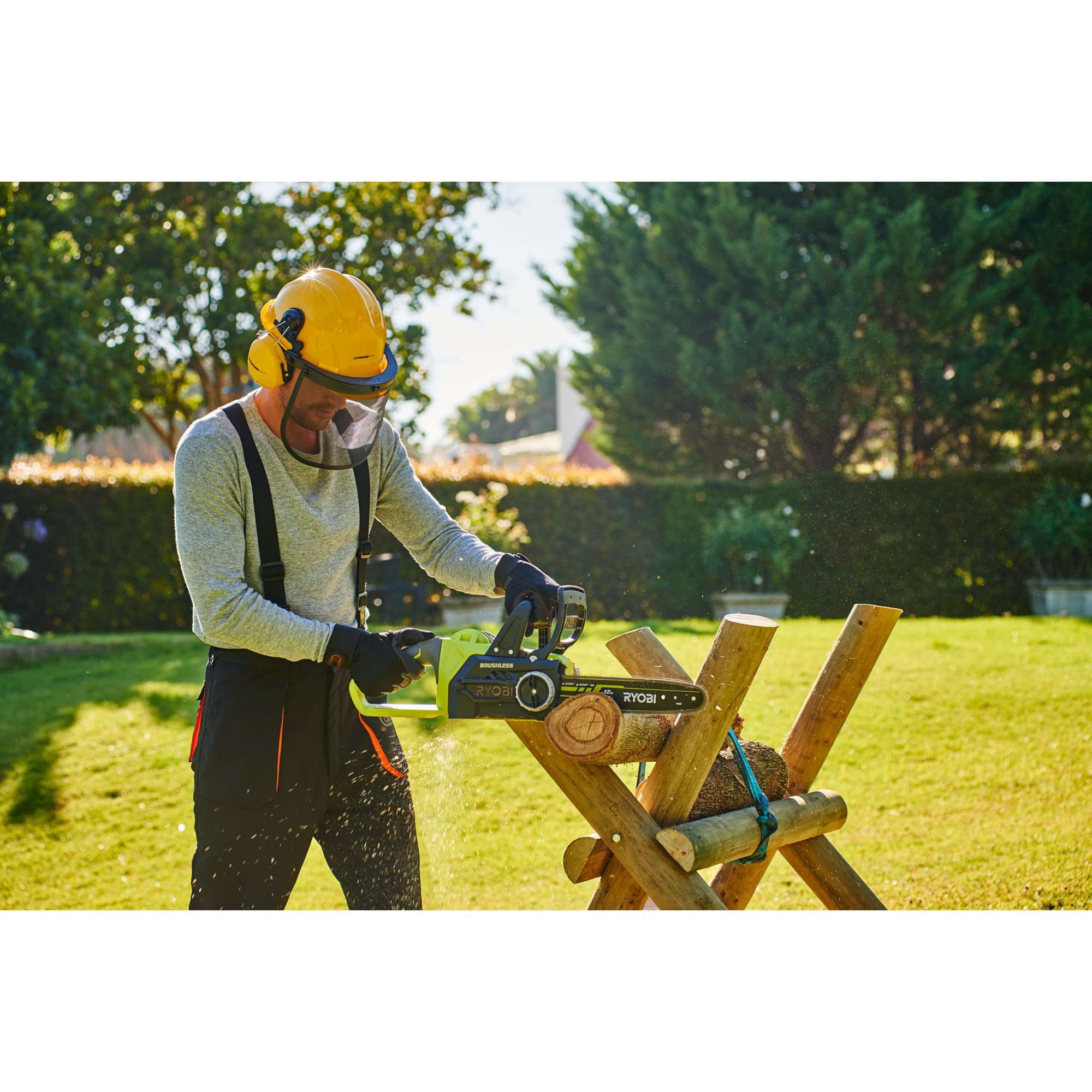 Ryobi Kettensäge ONE+ Akku-Kettensäge RCS1830-140B, 18Volt