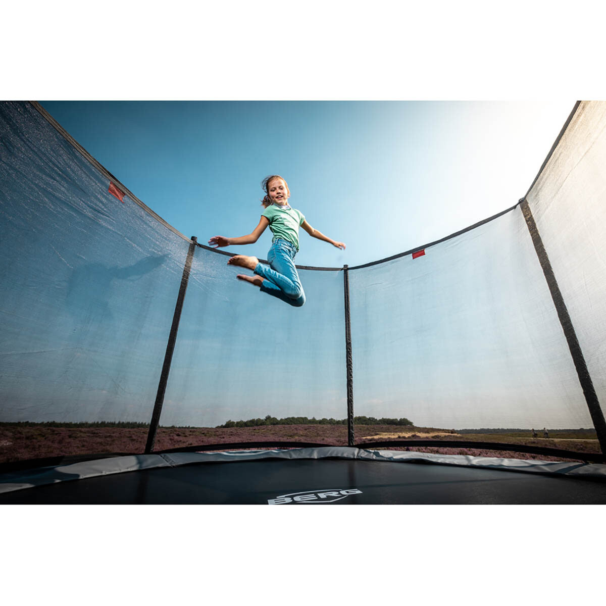 Bergtoys Berg Favorit Trampolin - Regular + Safety Net Comfort