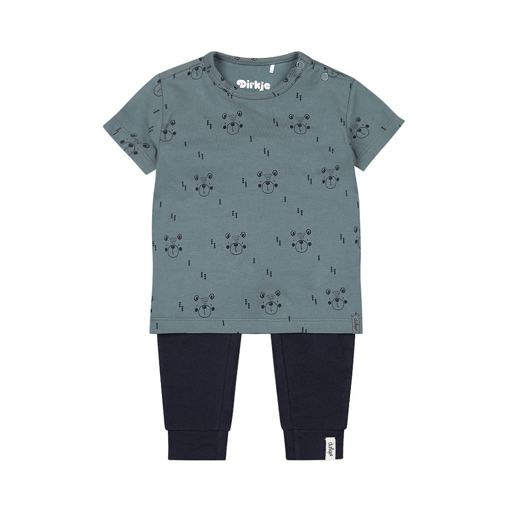 Dirkje pyjama blauwgroen