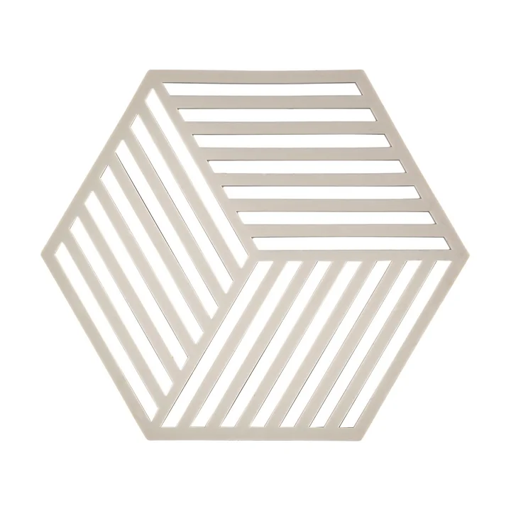 Zone Denmark - Hexagon Untersetzer, warm grey