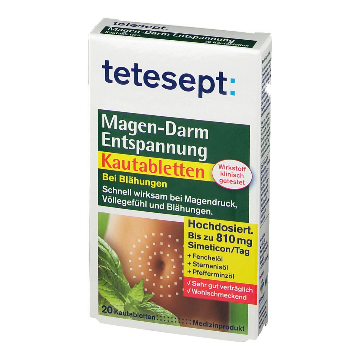 tetesept® Magen-Darm-Entspannung Kautabletten
