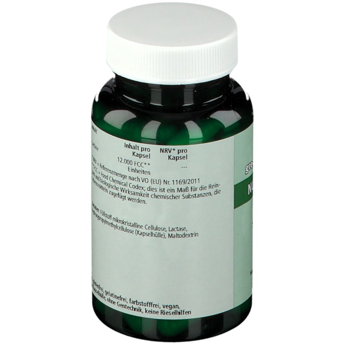 green line NUTRITHEKE Laktase 12000 FCC