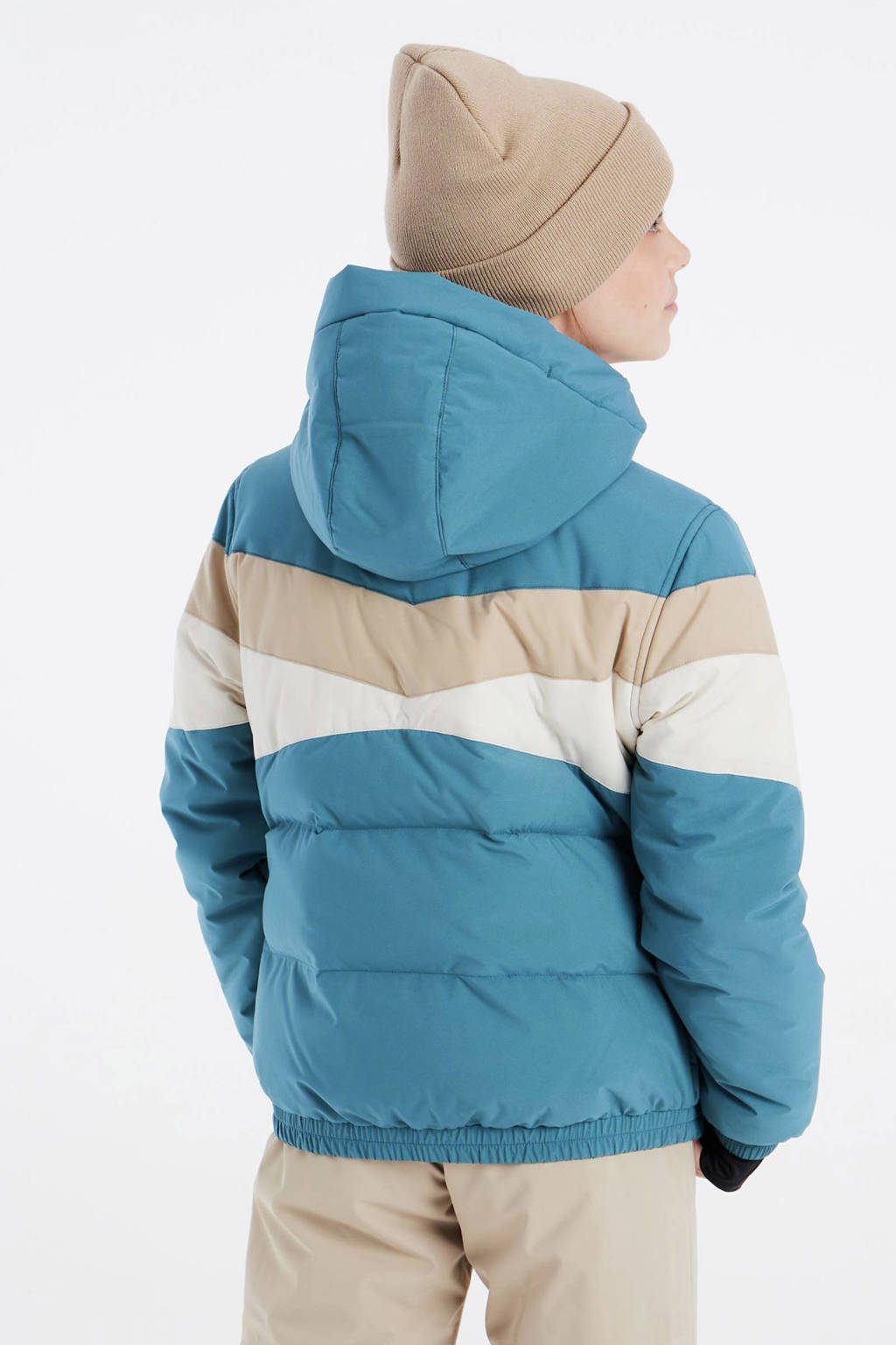 Protest ski-jack PrtSiskin blauw/beige
