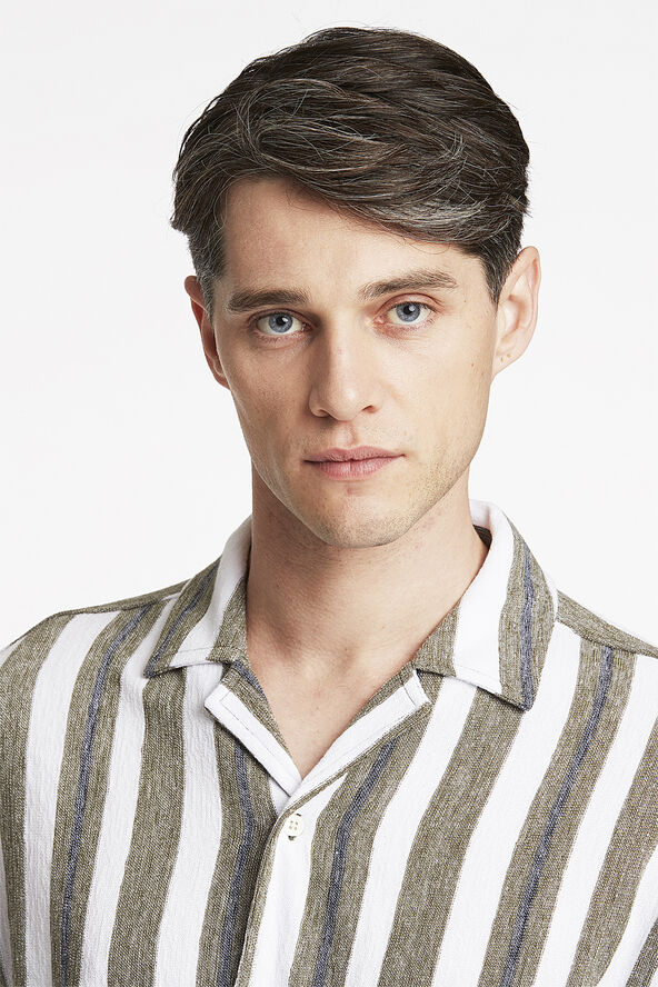 Lindbergh Knitted resort collar S/S Army