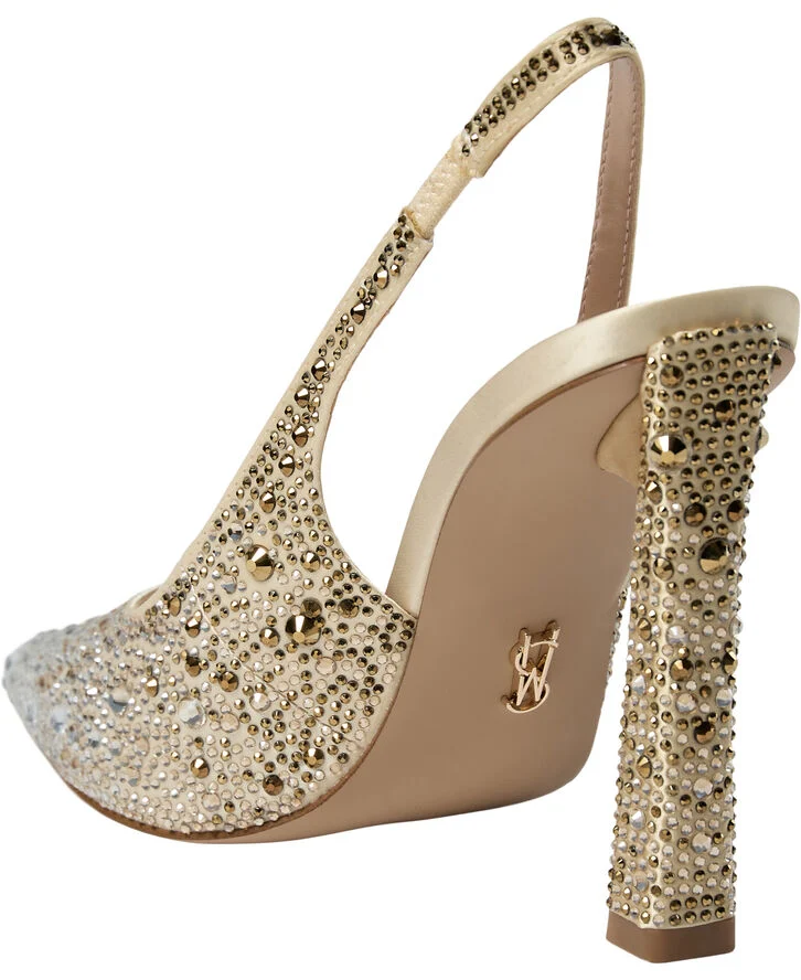 Steve Madden Fete-R Slingback Gold multi