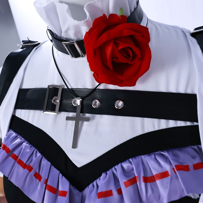 Custaplayu - Identity V Emma Woods Cosplay Kostuumset / Pruik / Schoenen