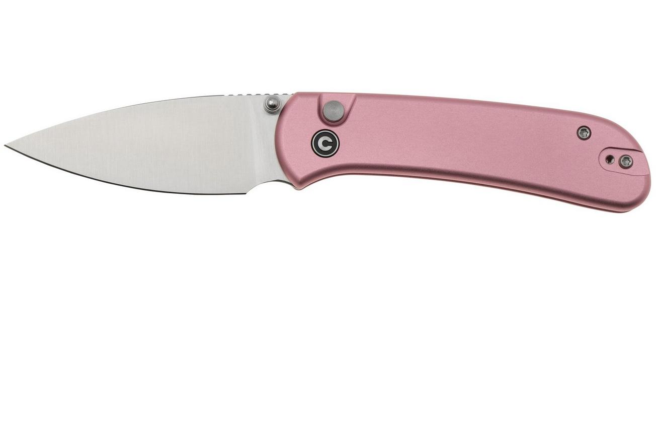 Civivi Qubit C22030E-5 Pink Aluminium, zakmes