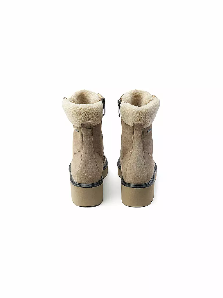 PAUL GREEN Schnürboots beige
