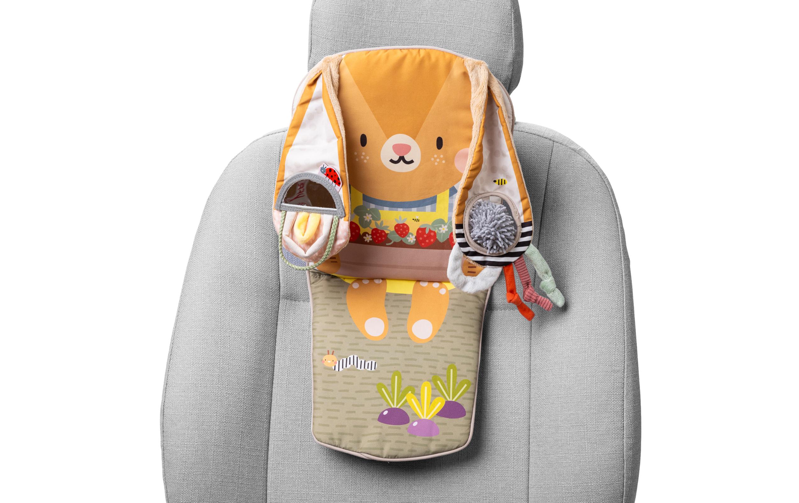 Autospielzeug Bunny 0M+Reiseautospielzeug für rückwärtsgerichtete Babys