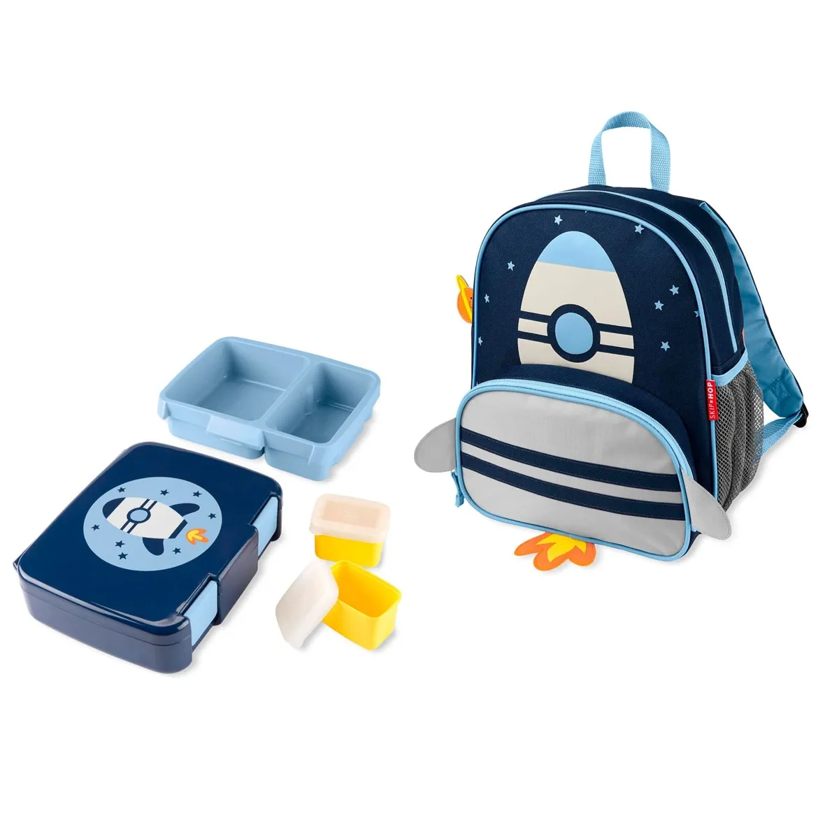 Skip Hop Petit Sac à dos et Boite à Lunch Bento - Zoo Fusée