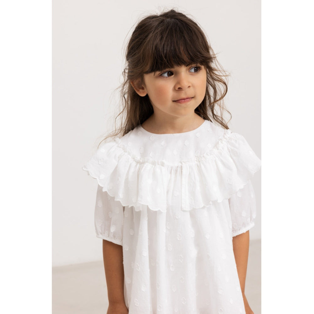 Køb MarMar Dobby Dots Gentle White Delsa Kjole