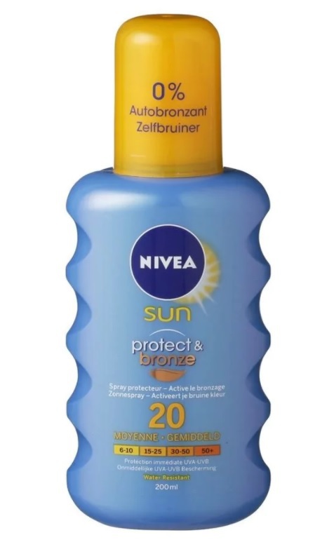 Nivea Sun Protect & Bronze Zonnespray SPF20 200ml