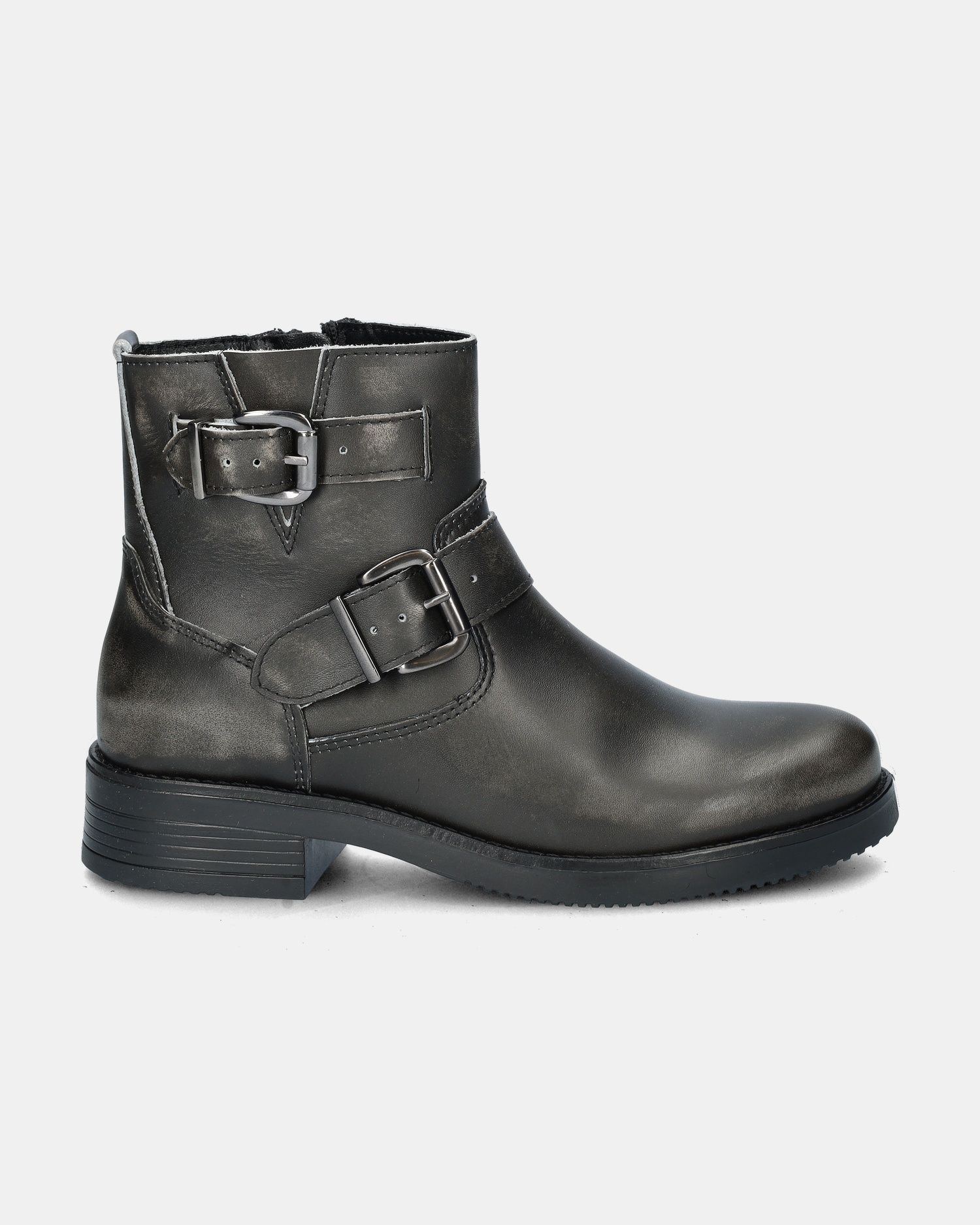 Nelson Bikerboots  - zwart