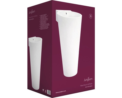Jungborn wastafelkolom ASTERA 43 cm wit