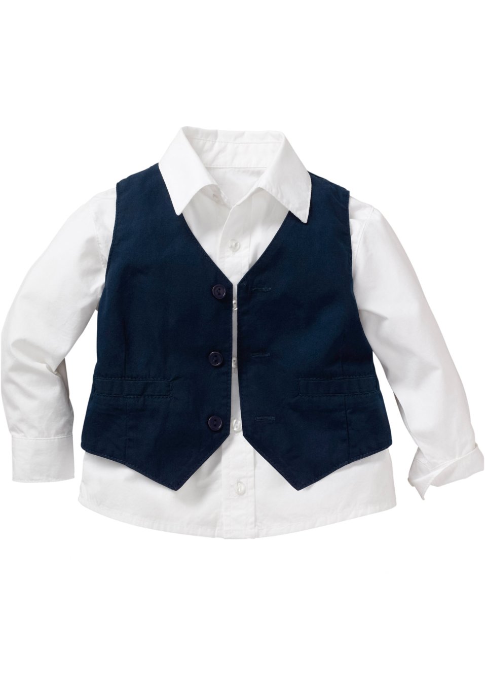 Chemise bébé + veston + pantalon (Ens. 3 pces.)