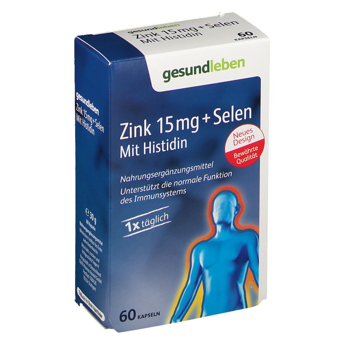 GESUND LEBEN ZINK 15MG+SEL