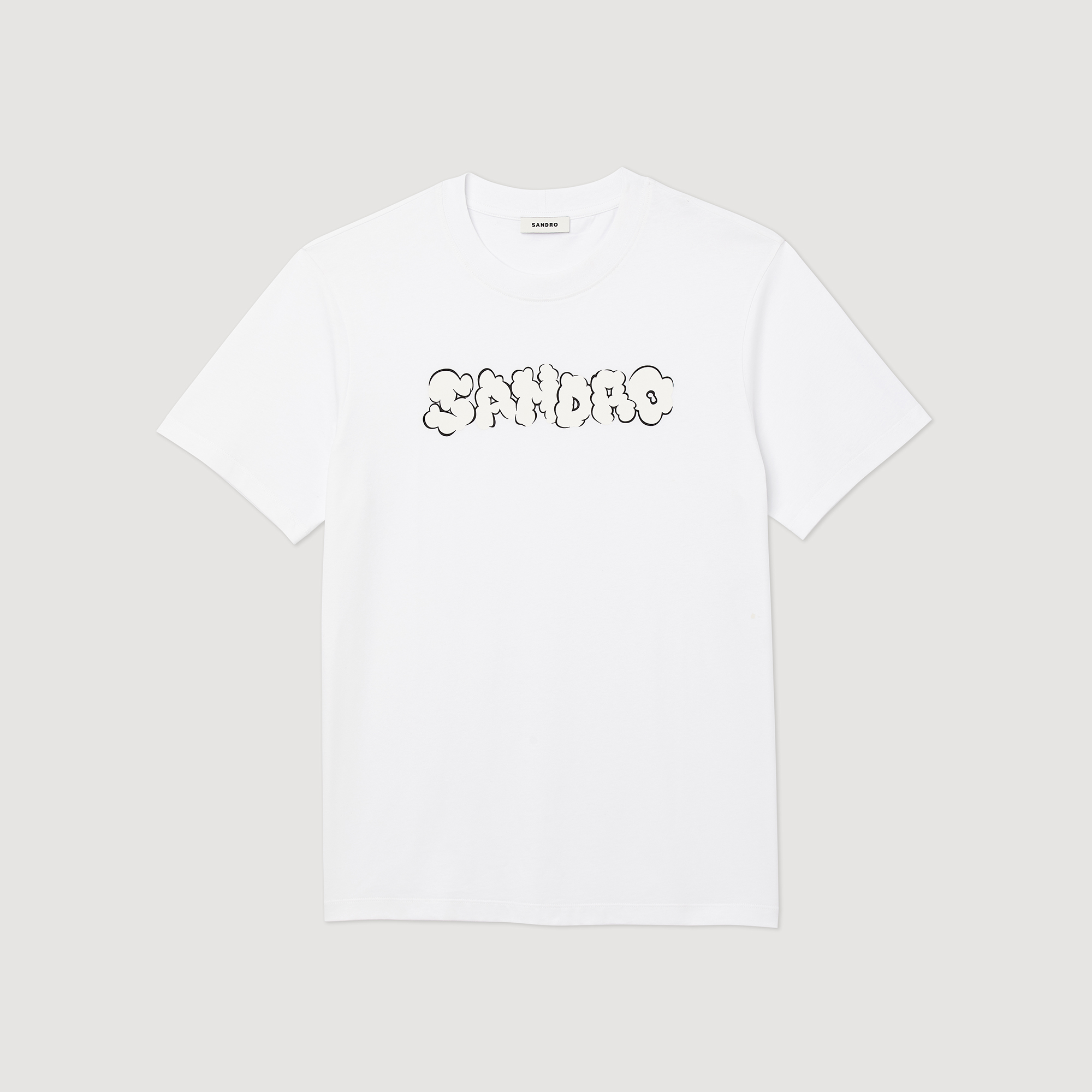 T-shirt broderie Sandro