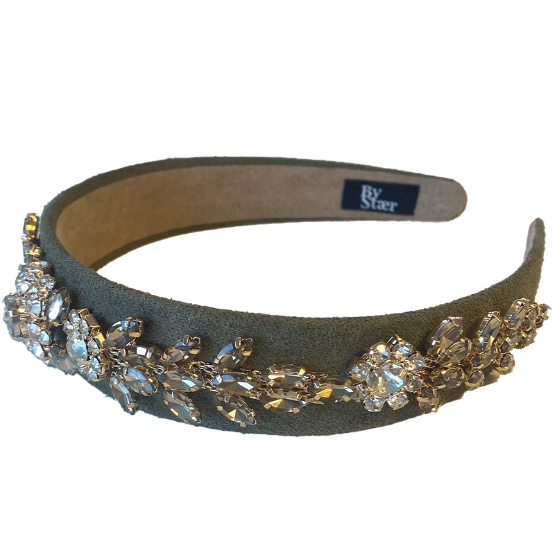 By Stær VITA Hairband - Army With Stone