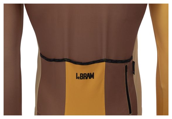 Maillot Manches Longues LeBram Madeleine Marron Coupe Ajustée