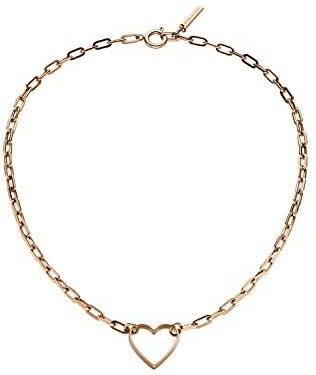 Liebeskind Berlin - Statementketting - Roestvrij Staal - Hartvormige Hanger