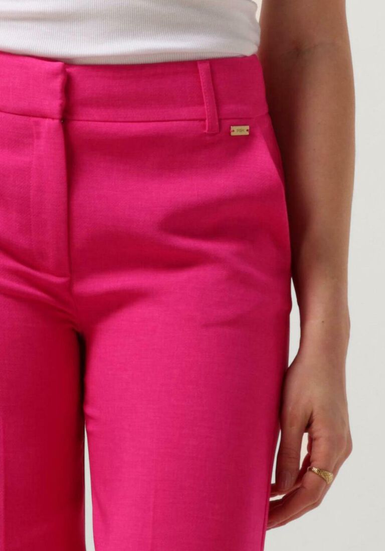 POM AMSTERDAM roze pom amsterdam wijde broek wide leg pink glow pants