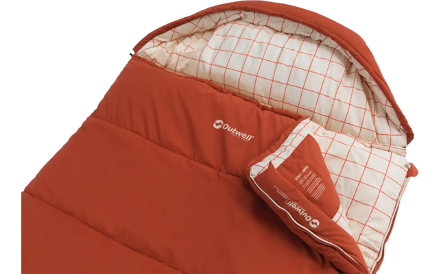 Camper Lux Deckenschlafsack rot bis 200 cm